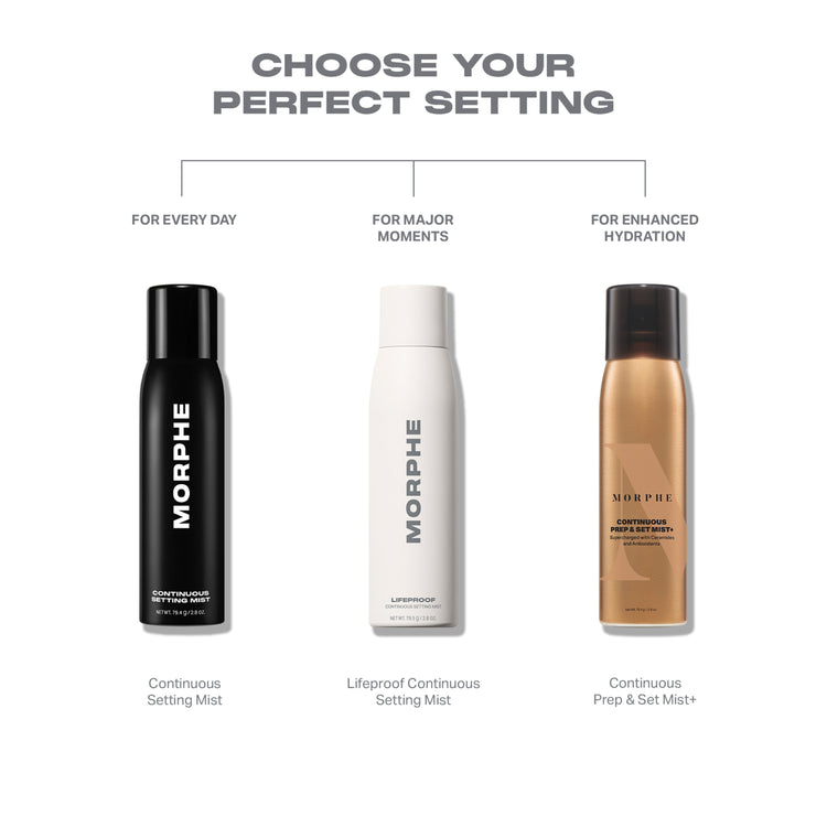 MORPHE - LIFEPROOF Continous Prep & Set Mist - 79.4g