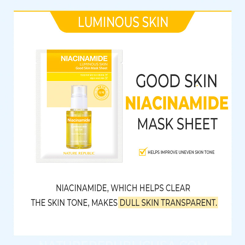 NATURE REPUBLIC - Good Skin Mask Sheet Niacinamide