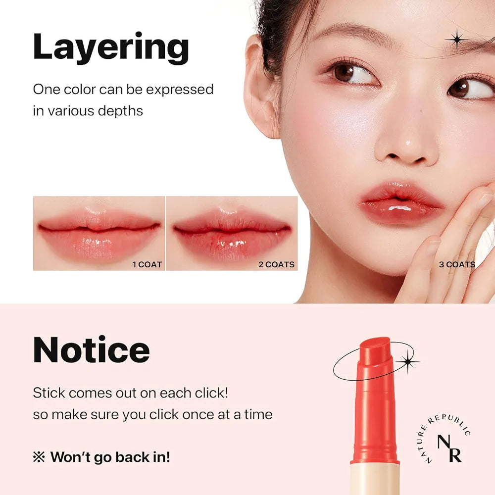 NATURE REPUBLIC - Honey Melting Lip - réf 08 Black Cherry