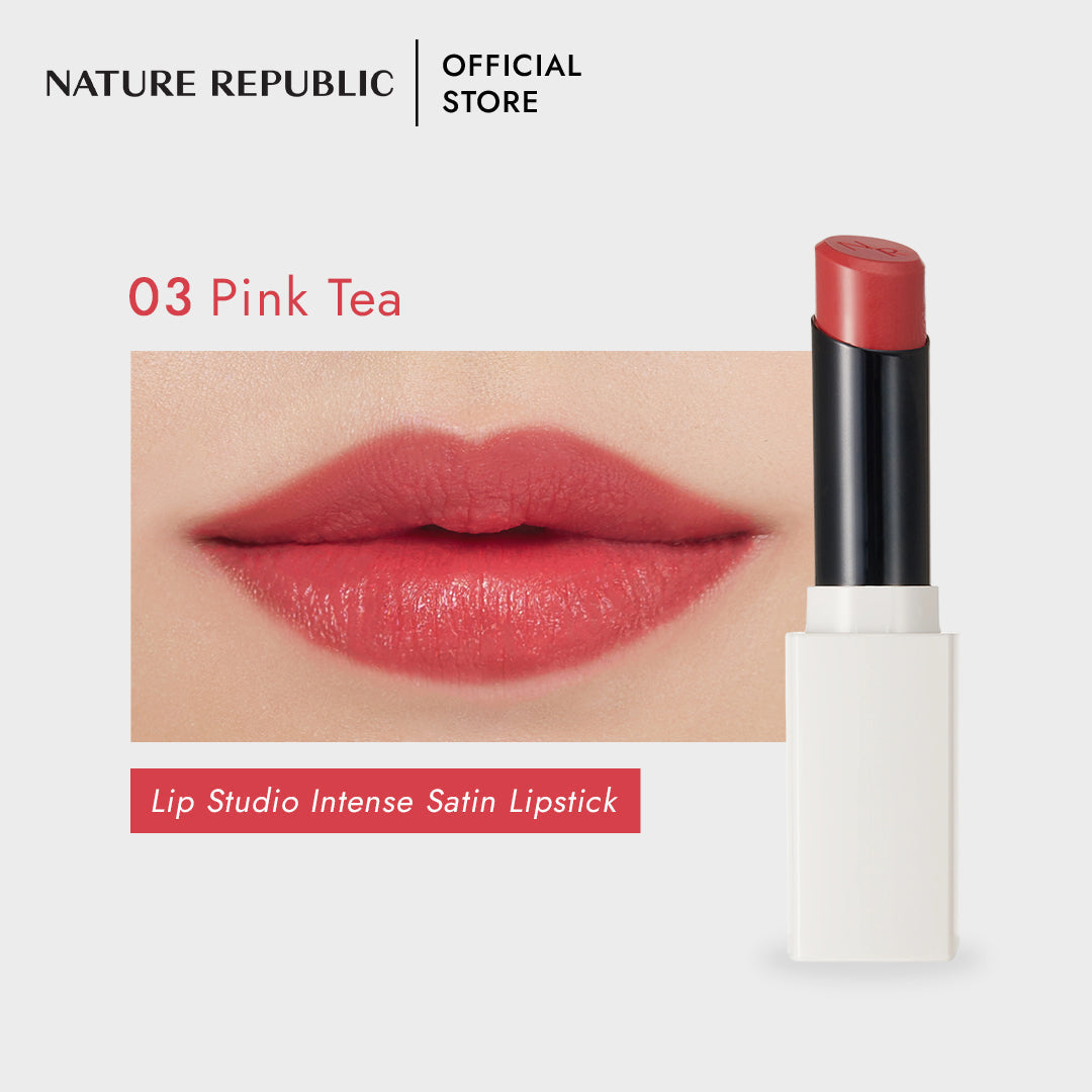 NATURE REPUBLIC - Lip Studio Intense Satin Lipstick - réf 03 Pink Tea