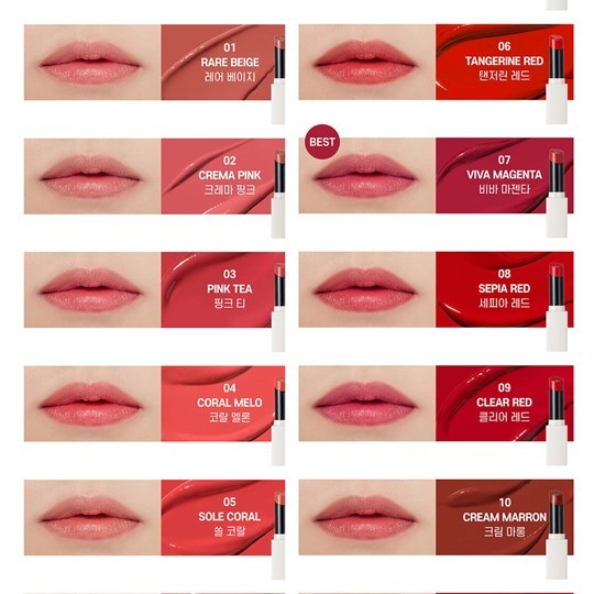 NATURE REPUBLIC - Lip Studio Intense Satin Lipstick - réf 09 Clear Red