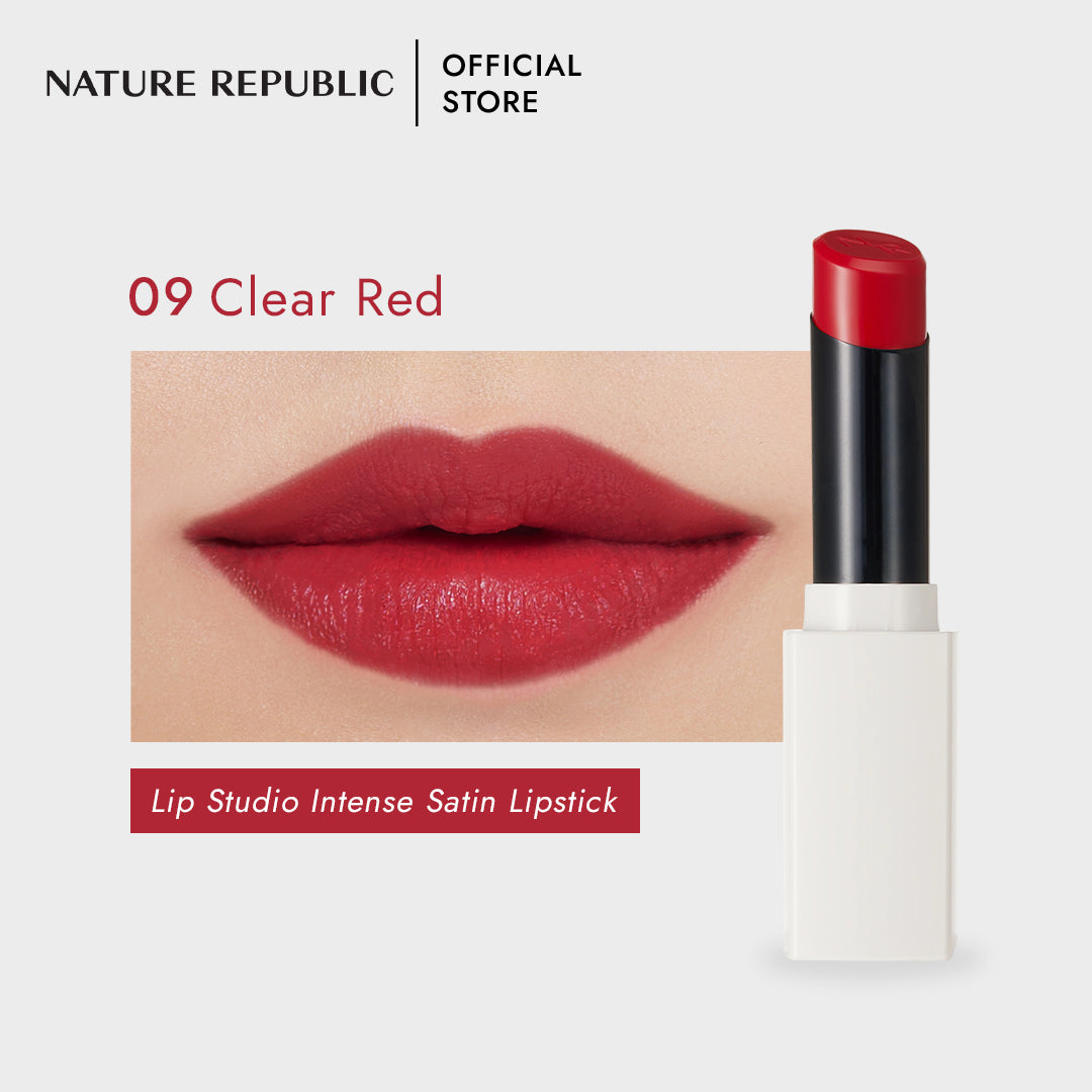 NATURE REPUBLIC - Lip Studio Intense Satin Lipstick - réf 09 Clear Red