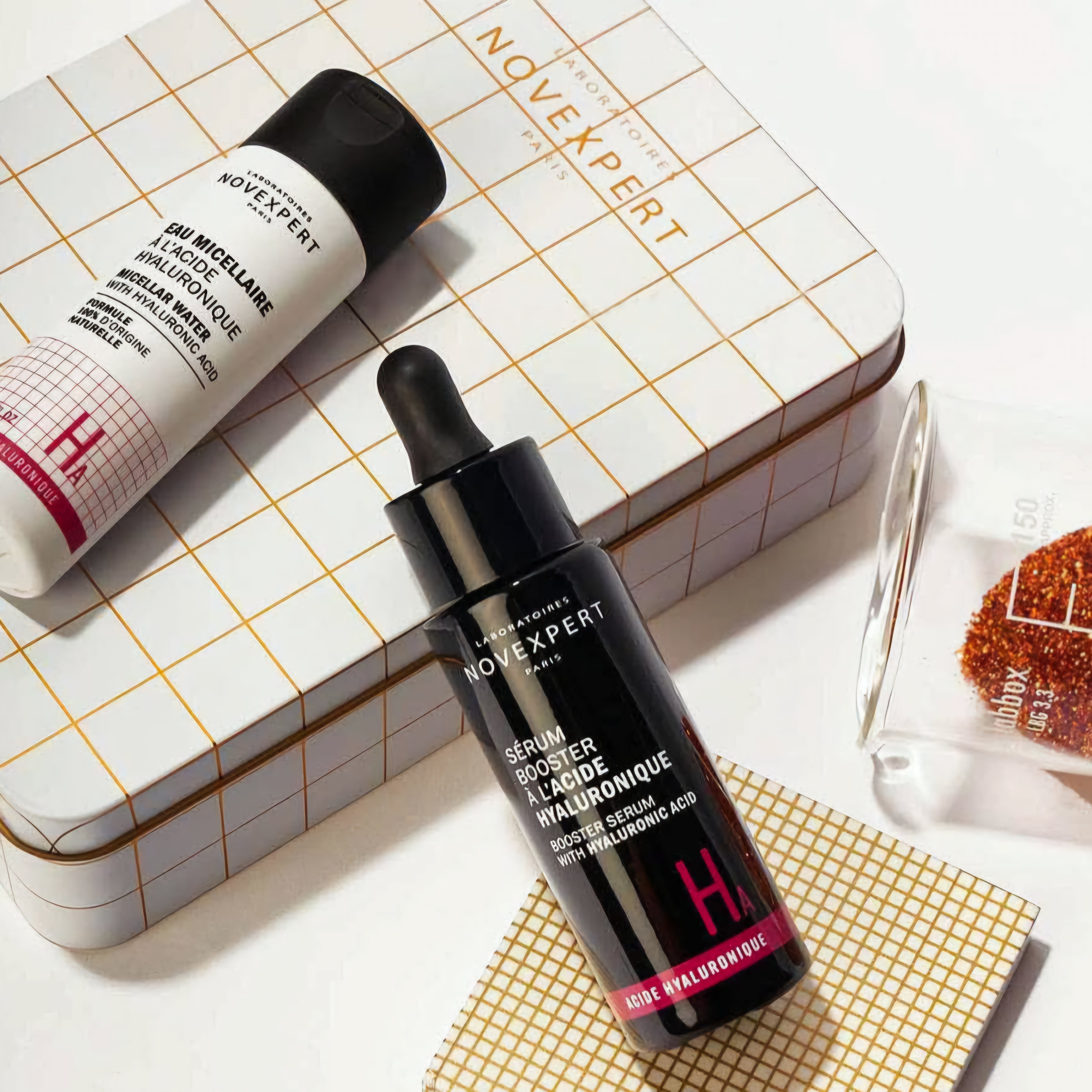 NOVEXPERT - Coffret Best Seller Booster AH + Mini Eau Micellaire ( 2pcs)