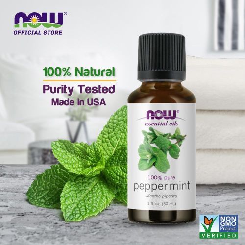 NOW SOLUTIONS - Essentials Oil Huile De Menthe poivrée 100% Pure et Naturelle - 30ml