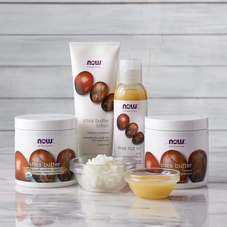 NOW SOLUTIONS - Huile De Noix De Karité 100% Pure et Naturelle - 118ml