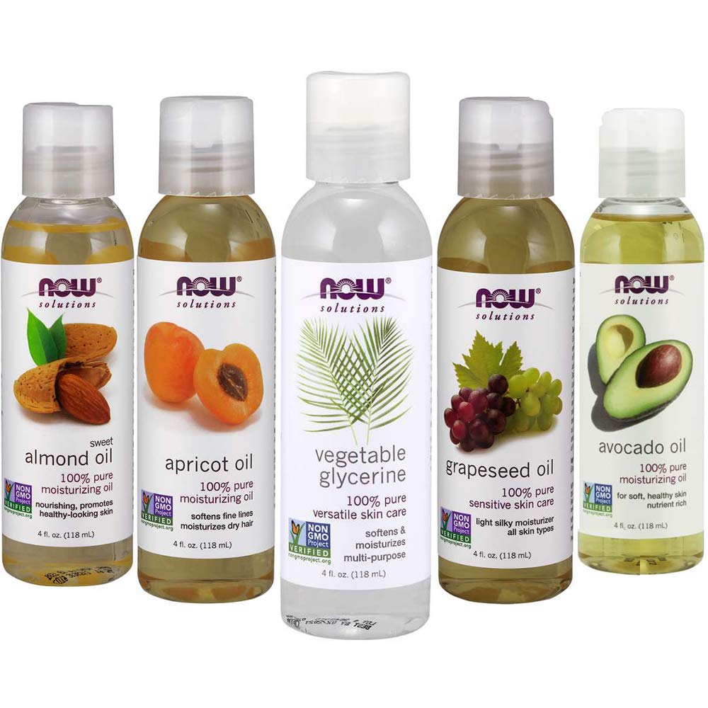NOW SOLUTIONS - Huile de Noyau d'Abricot 100% Pure et Naturelle - 118ml