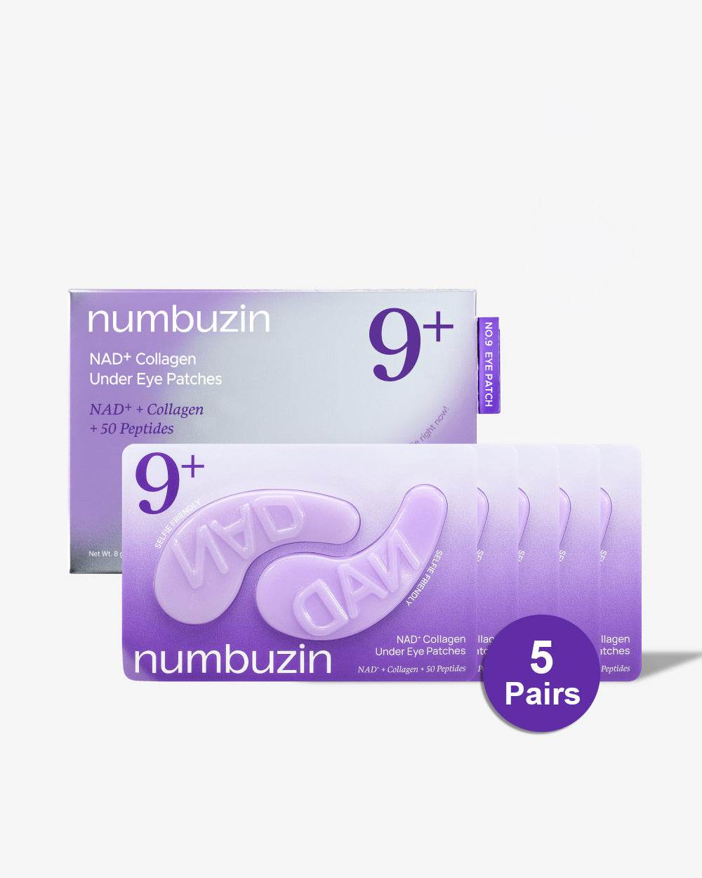 NUMBUZIN - No.9 NAD+ Collagen Under Eye Patches (5 Pairs )