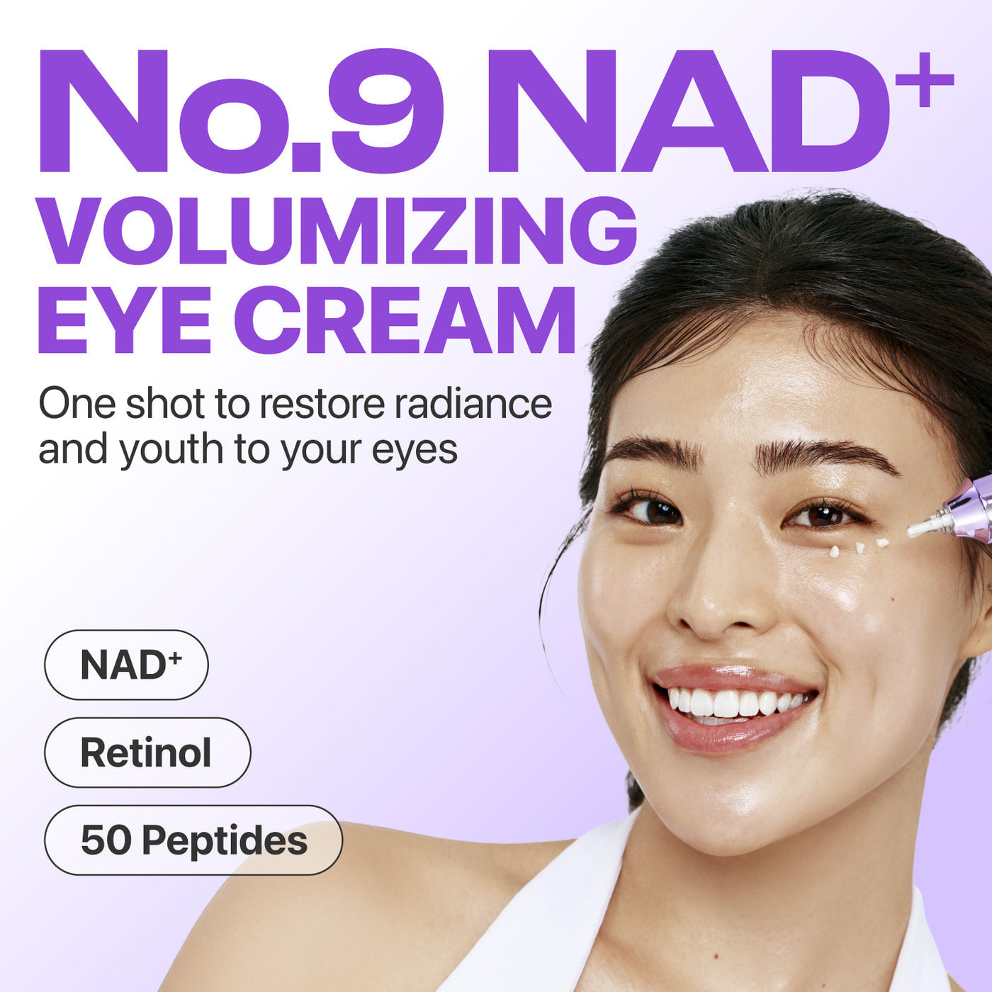 NUMBUZIN - No.9 NAD+ Retinol Volumetox Eye Cream - 10ml