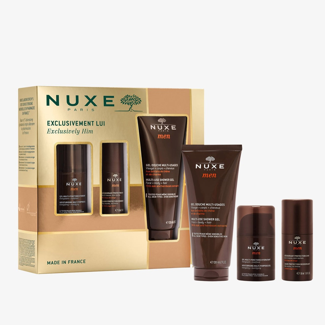 NUXE - Nuxe Coffret Fête - Exclusivement Lui Spécial Homme ( 3pcs )