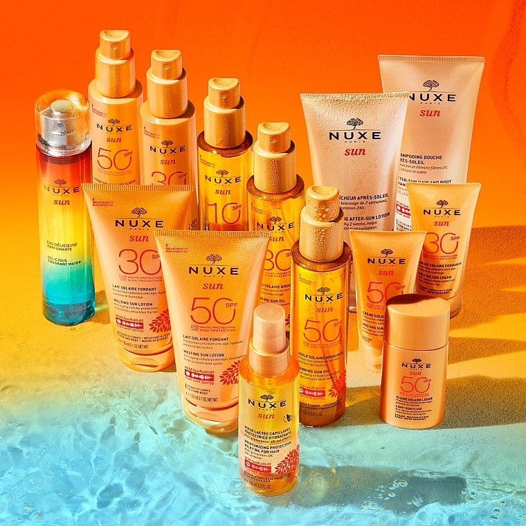NUXE - Huile Solaire Bronzante Haute Protection SPF50 visage et corps - 150ml