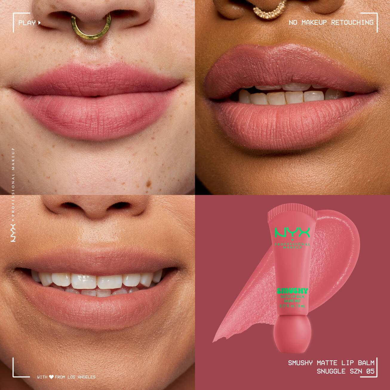 NYX - Baume à Lèvres Mat SMUSHY - 05 Snuggle SZN