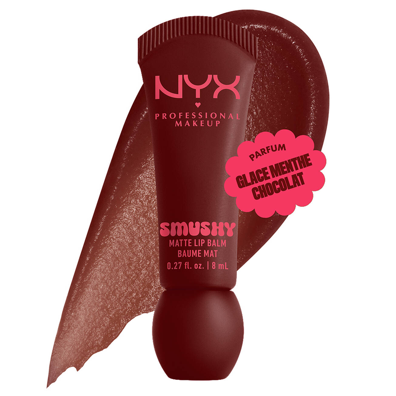 NYX - BAUME À LÈVRES MAT SMUSHY - 08 Smudge Fudge