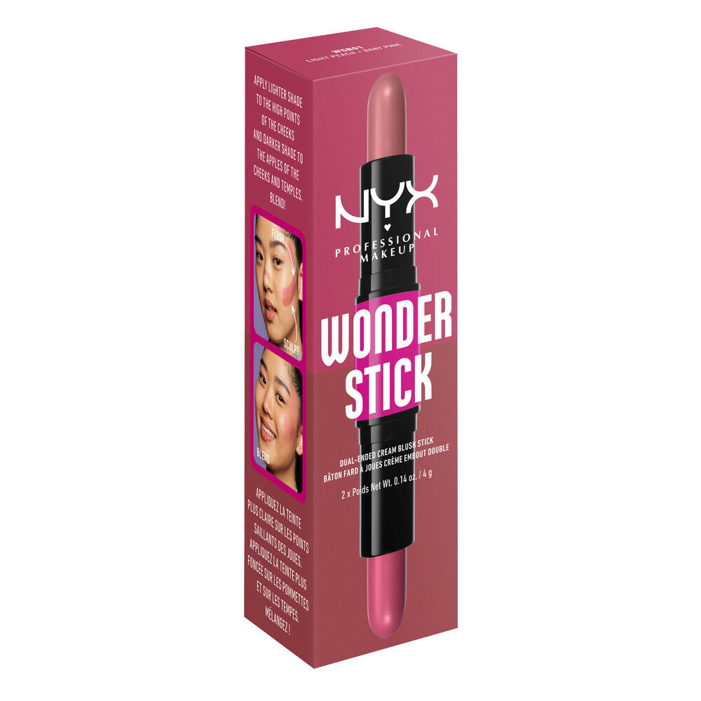 NYX - BLUSH CRÈME WONDERSTICK- réf Light Peach + Baby Pink