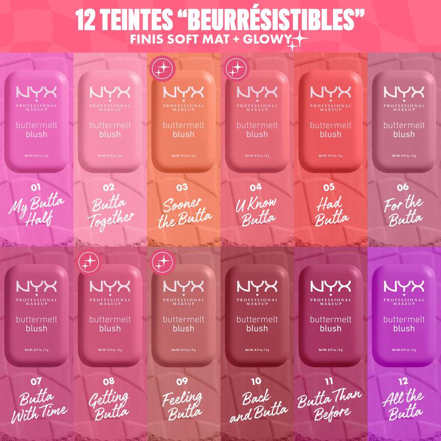 NYX - BUTTERMELT Blush - 09 - Feeling Butta