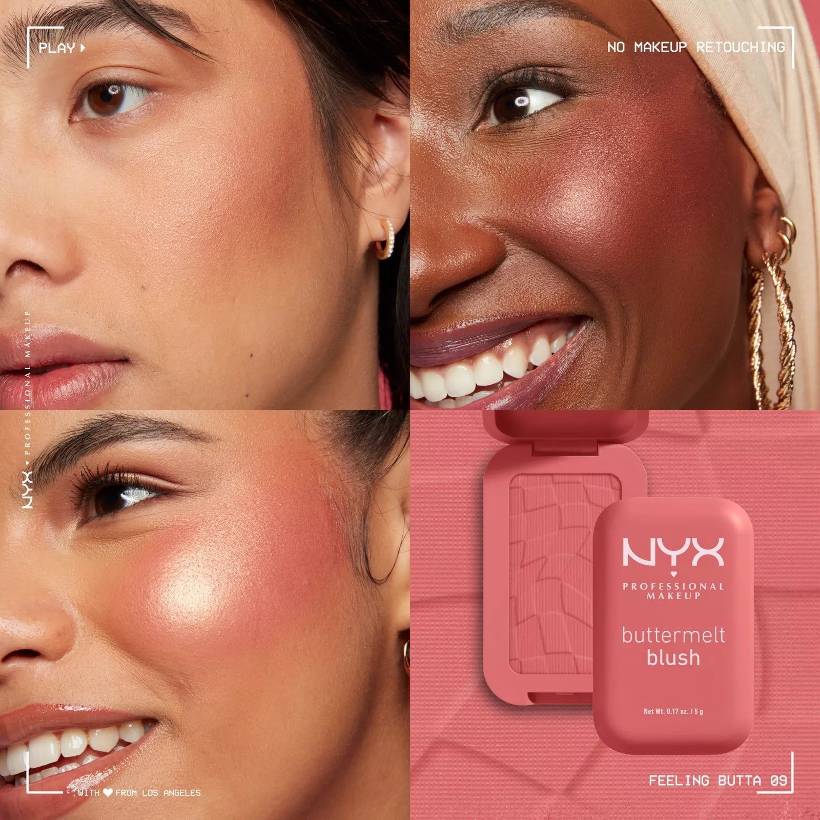 NYX - BUTTERMELT Blush - 09 - Feeling Butta