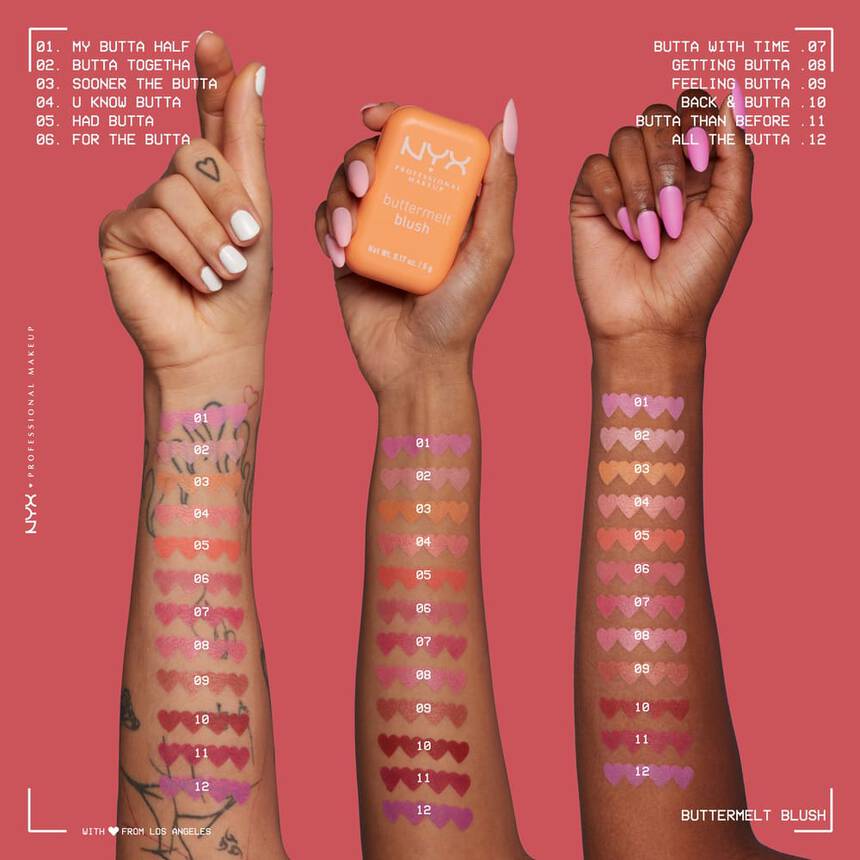 NYX - BUTTERMELT Blush - 09 - Feeling Butta