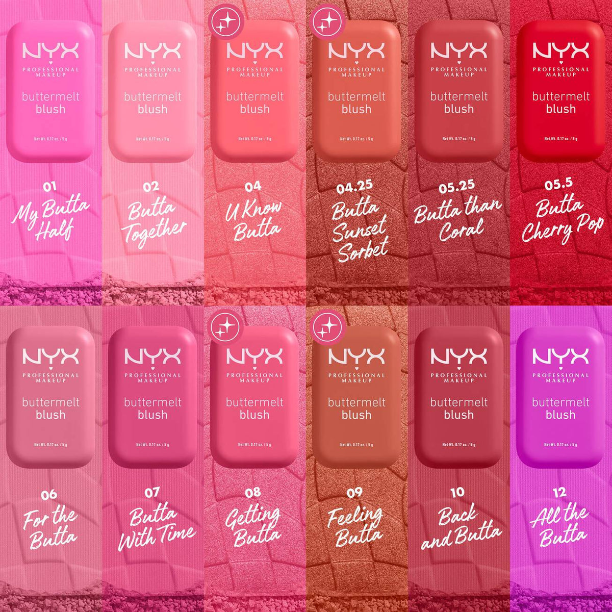 NYX - BUTTERMELT Blush - 10-Back And Butta