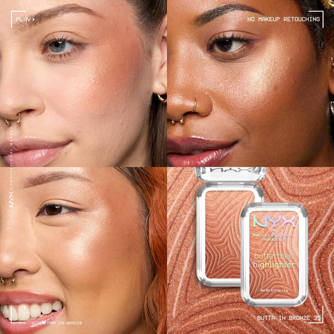 NYX - BUTTERMELT Highlighter - 35 Butta In Bronze