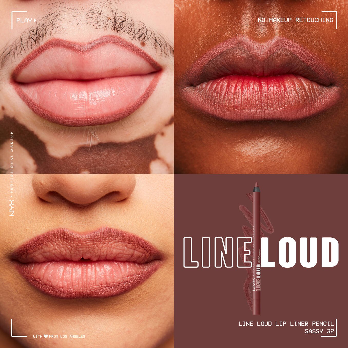 NYX -CRAYON À LÈVRES LINE LOUD-32 - Sassy