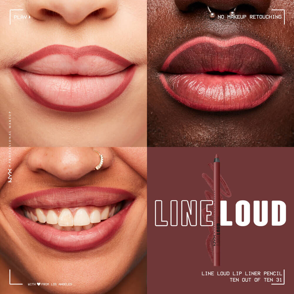 NYX - CRAYON À LÈVRES LINE LOUD - réf 31 Ten Out of Ten