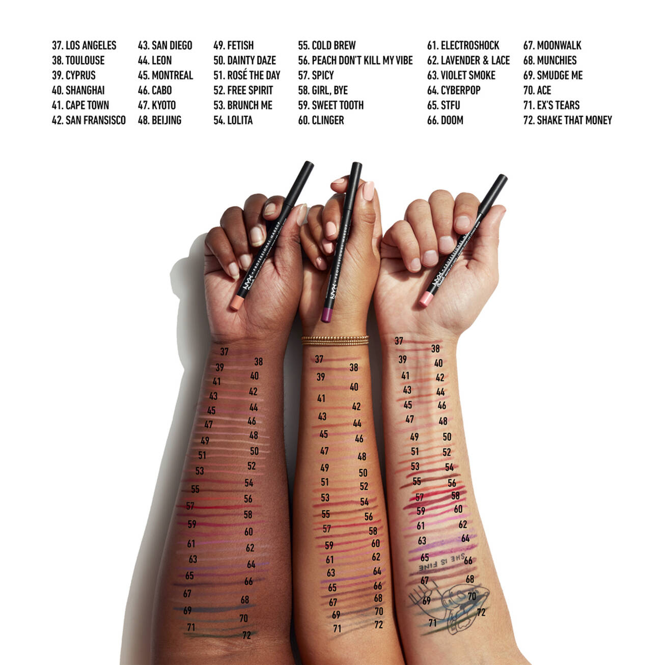 NYX - CRAYON À LÈVRES SUEDE MATTE LIP LINER - réf 59 - Sweet Tooth