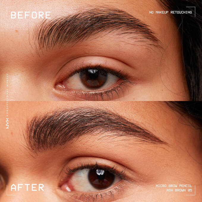 NYX - CRAYON À SOURCILS DOUBLE - EMBOUT MICRO BROW PENCIL- Chocolate