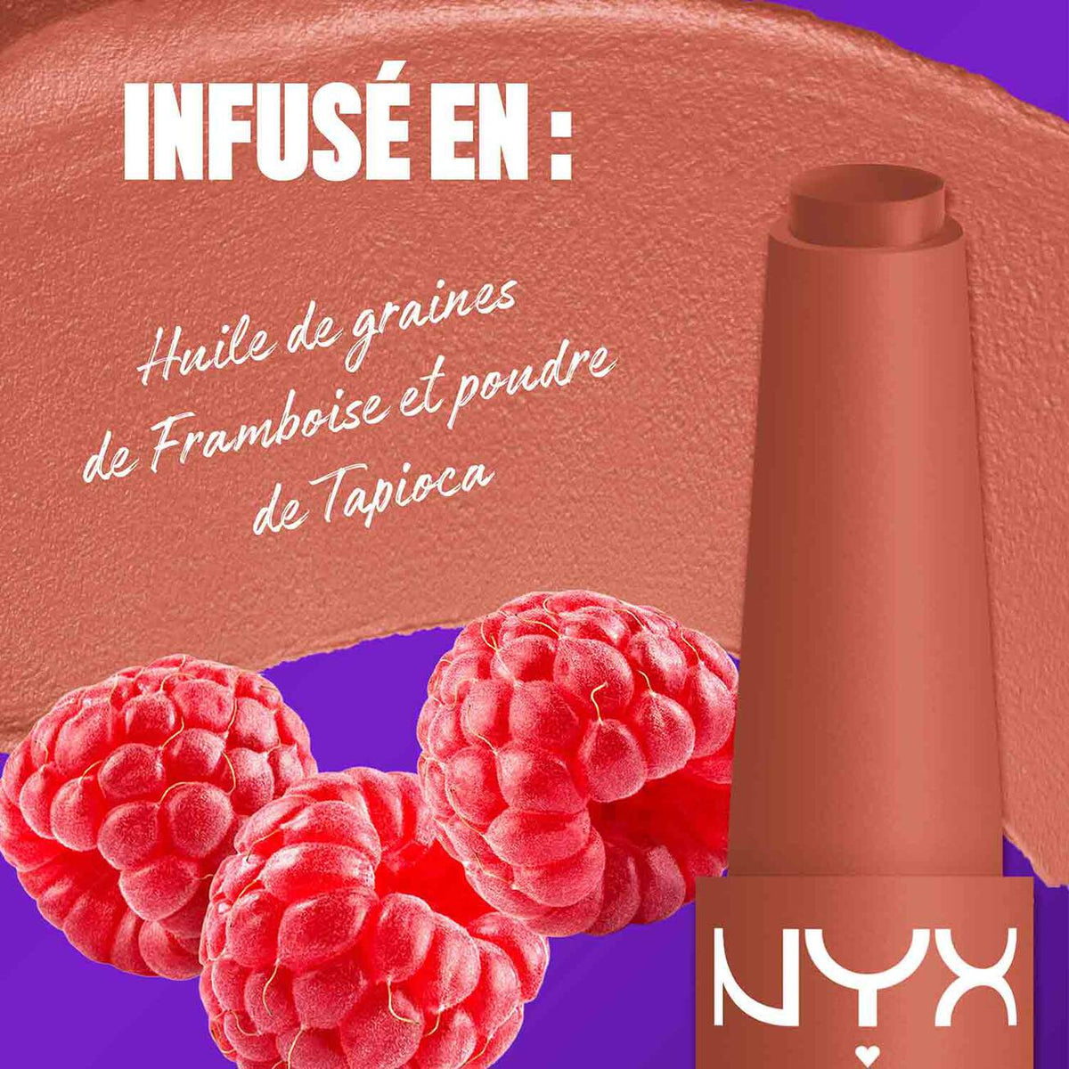 NYX - FAT MATTE ROUGE À LÈVRES MAT CONFORT- 01 Cozy Whipped