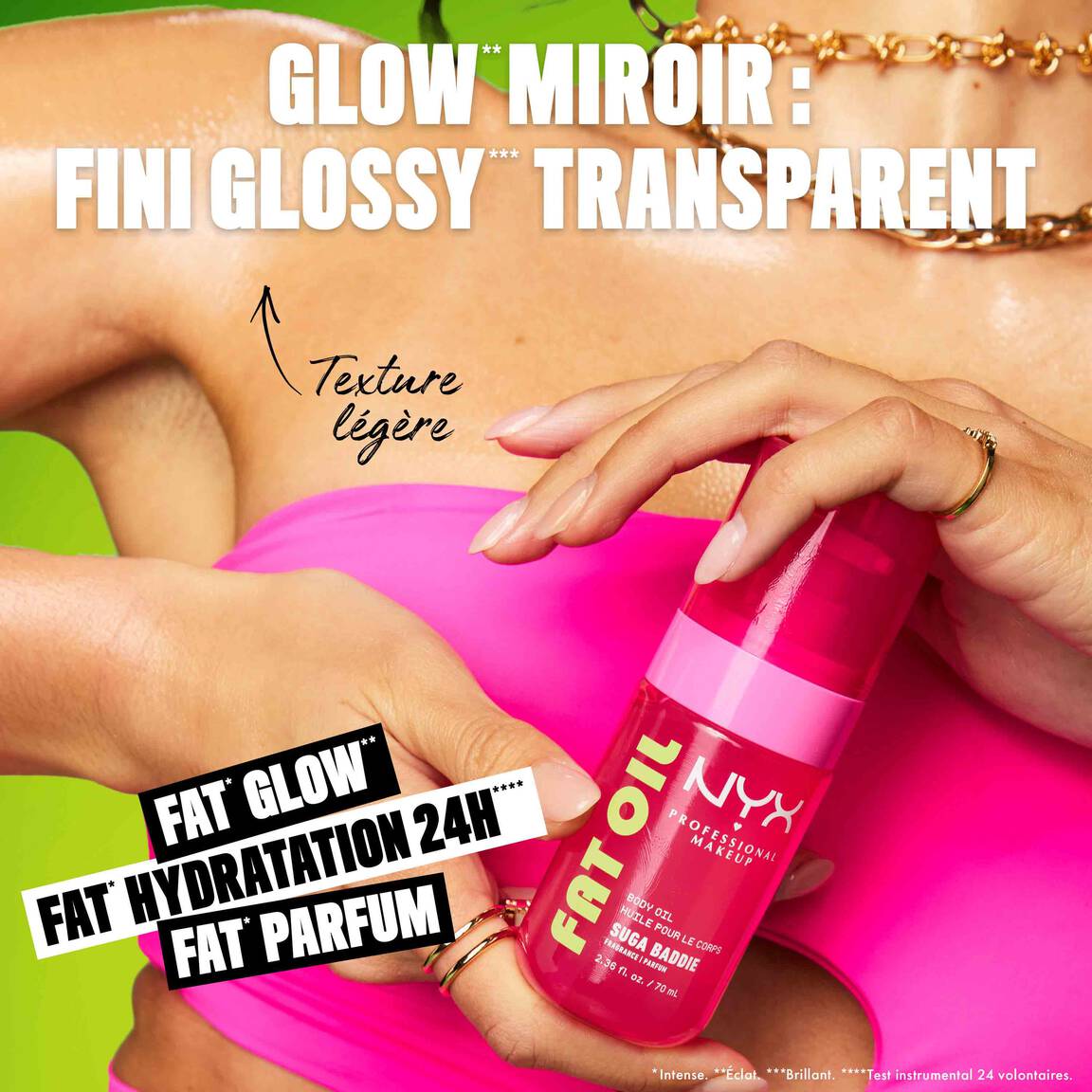 NYX - Fat Oil Body Suga Body - 01 Glossy Transparent