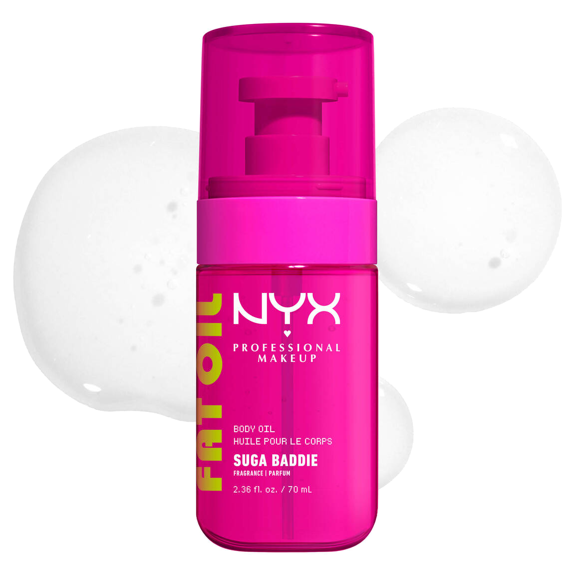 NYX - Fat Oil Body Suga Body - 01 Glossy Transparent