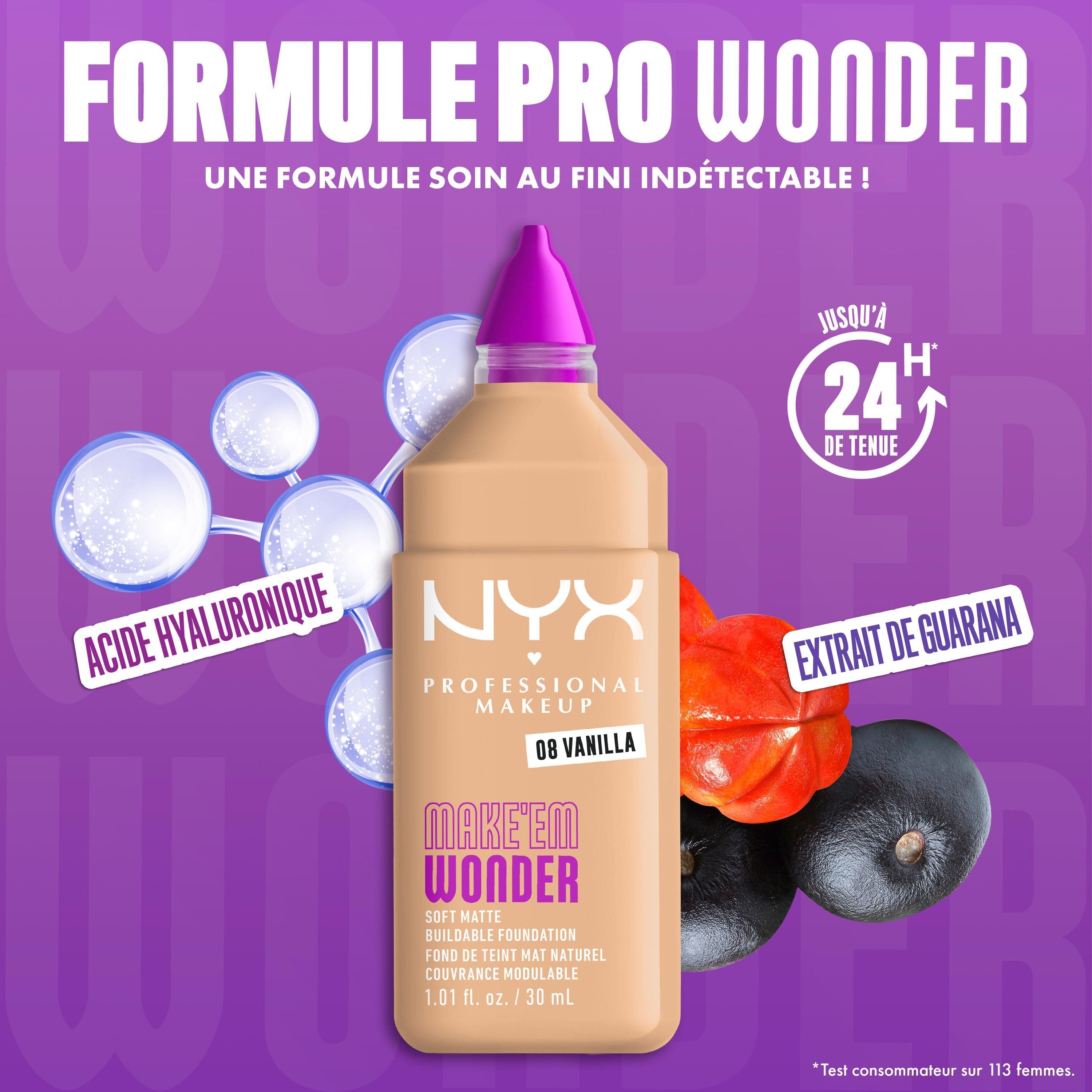 NYX - Fond de teint MAKE 'EM WONDER - réf 08 Vanilla