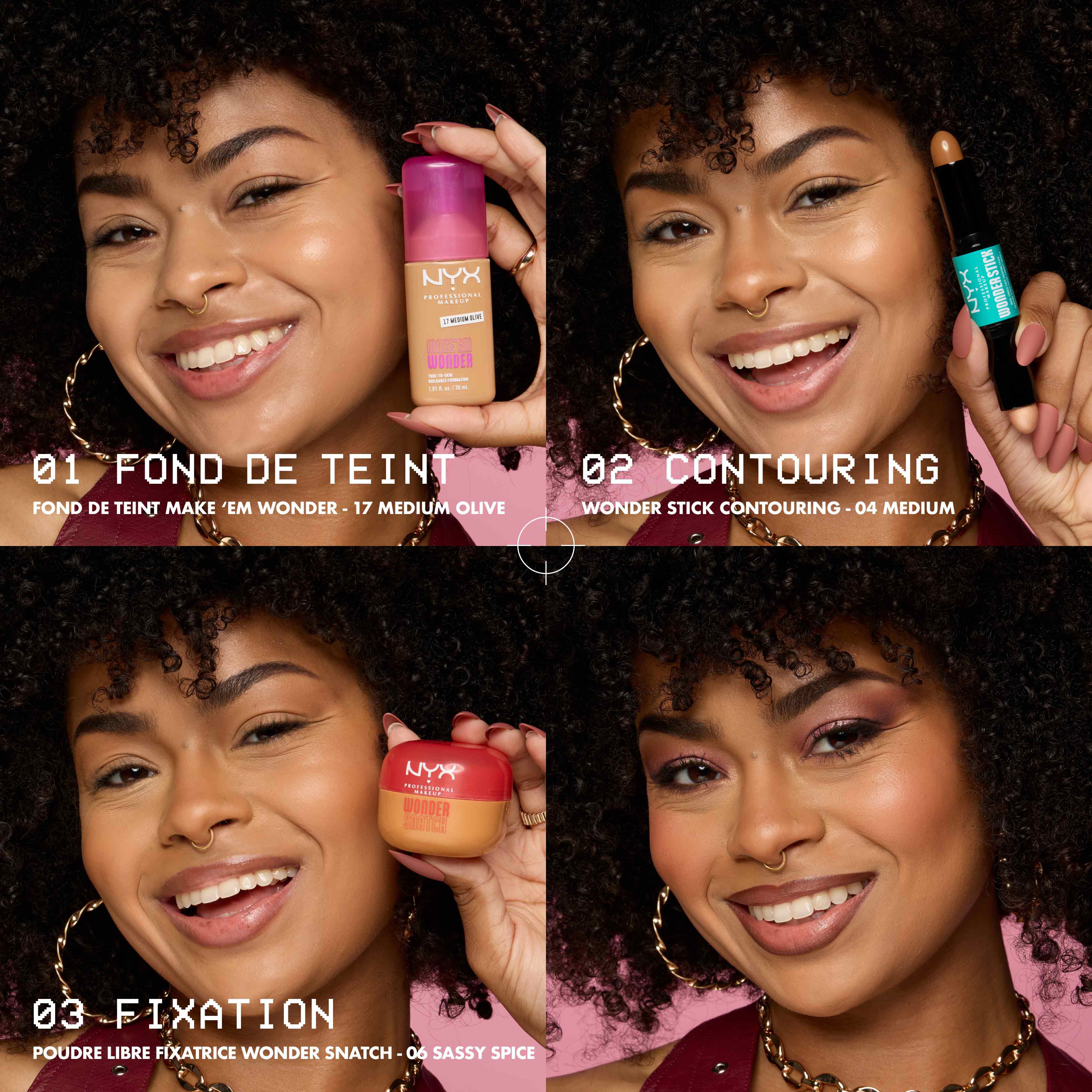 NYX - Fond de teint MAKE 'EM WONDER - réf 12 Natural