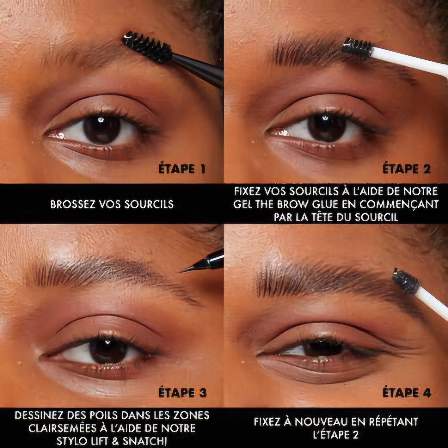 NYX - GEL À SOURCILS FIXATEUR THE BROW GLUE - réf Black