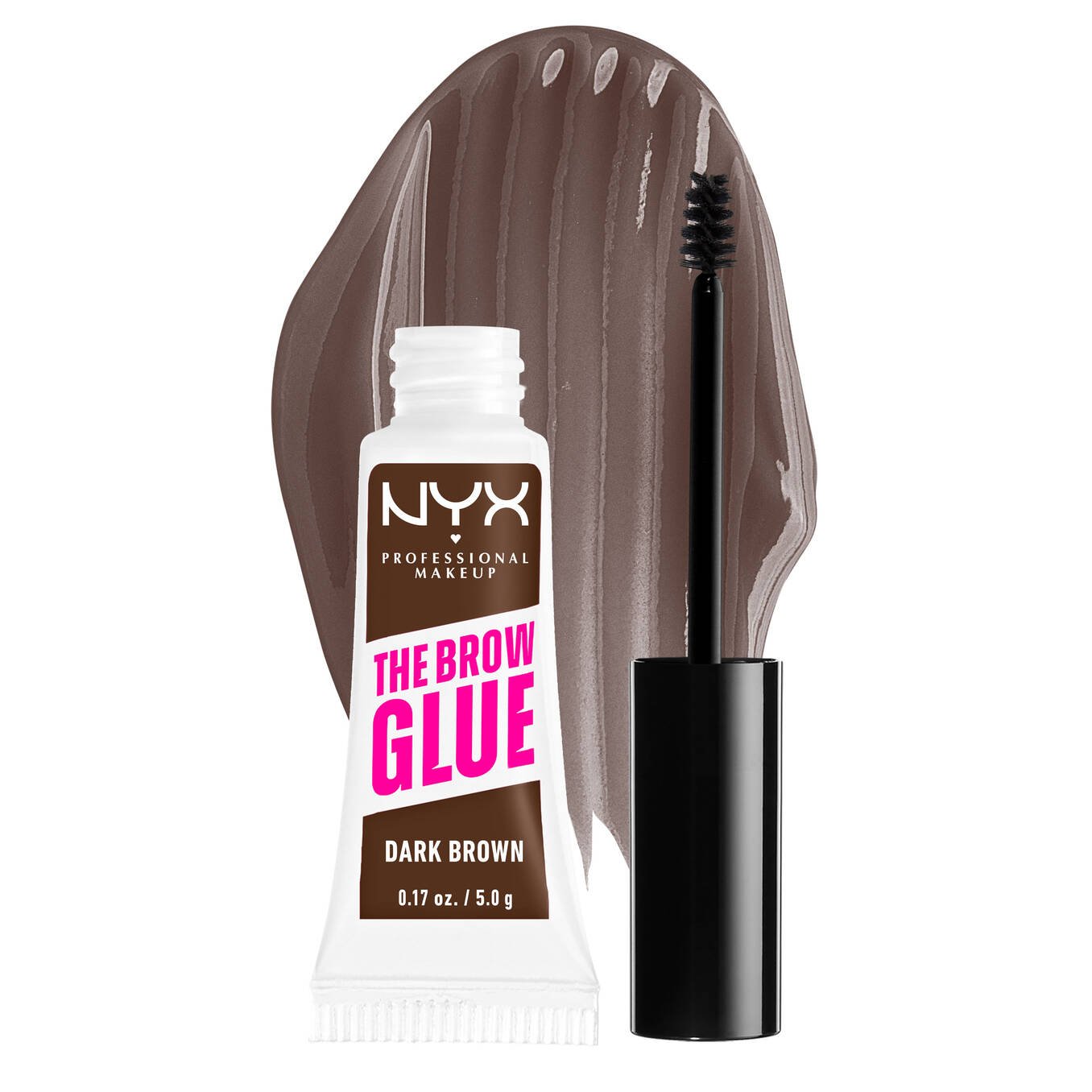 NYX - GEL À SOURCILS FIXATEUR THE BROW GLUE - réf Dark Brown