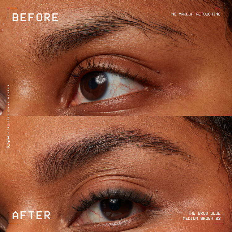 NYX - GEL À SOURCILS FIXATEUR THE BROW GLUE - réf Dark Brown