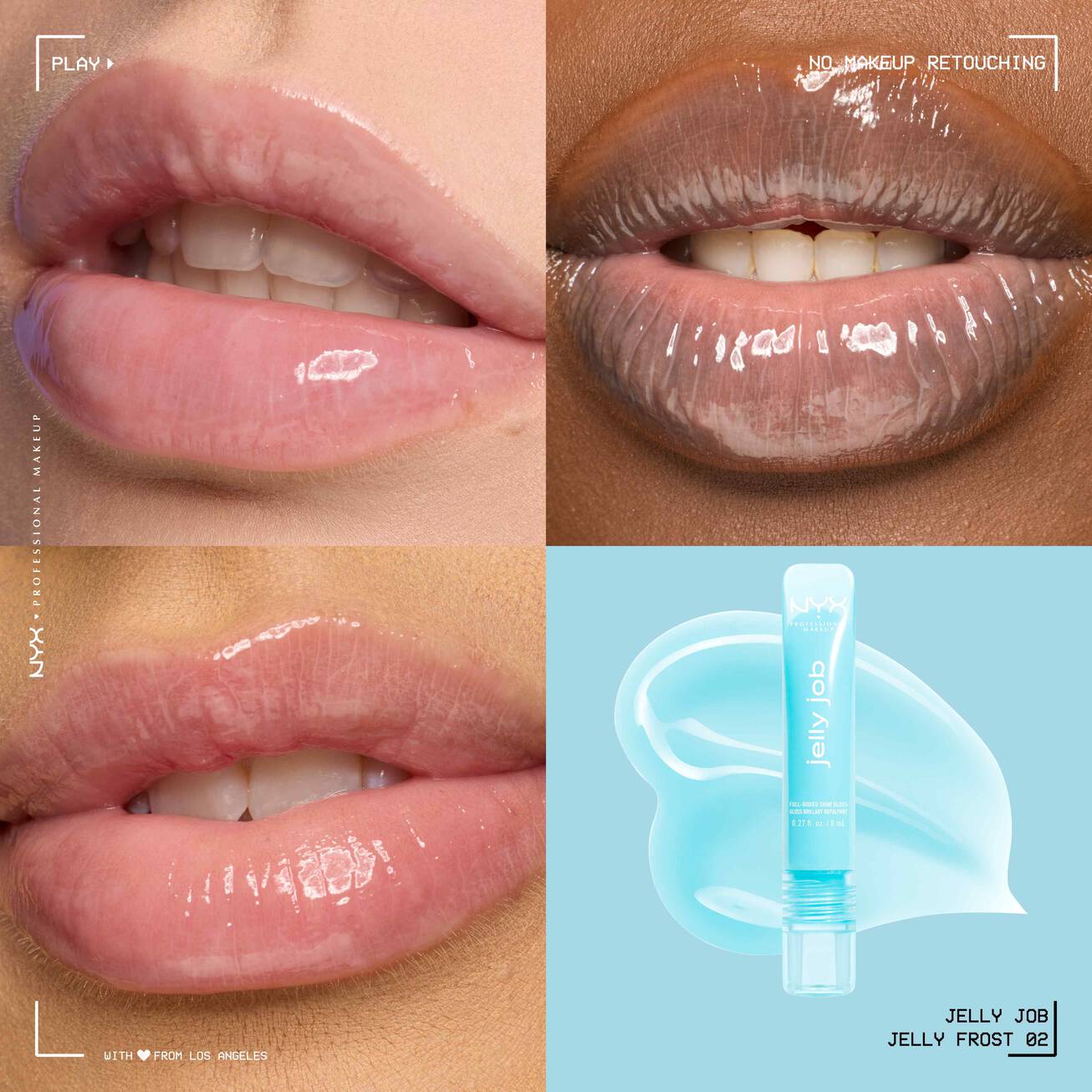 NYX - Gloss Jelly Job - réf 02 Jelly frost