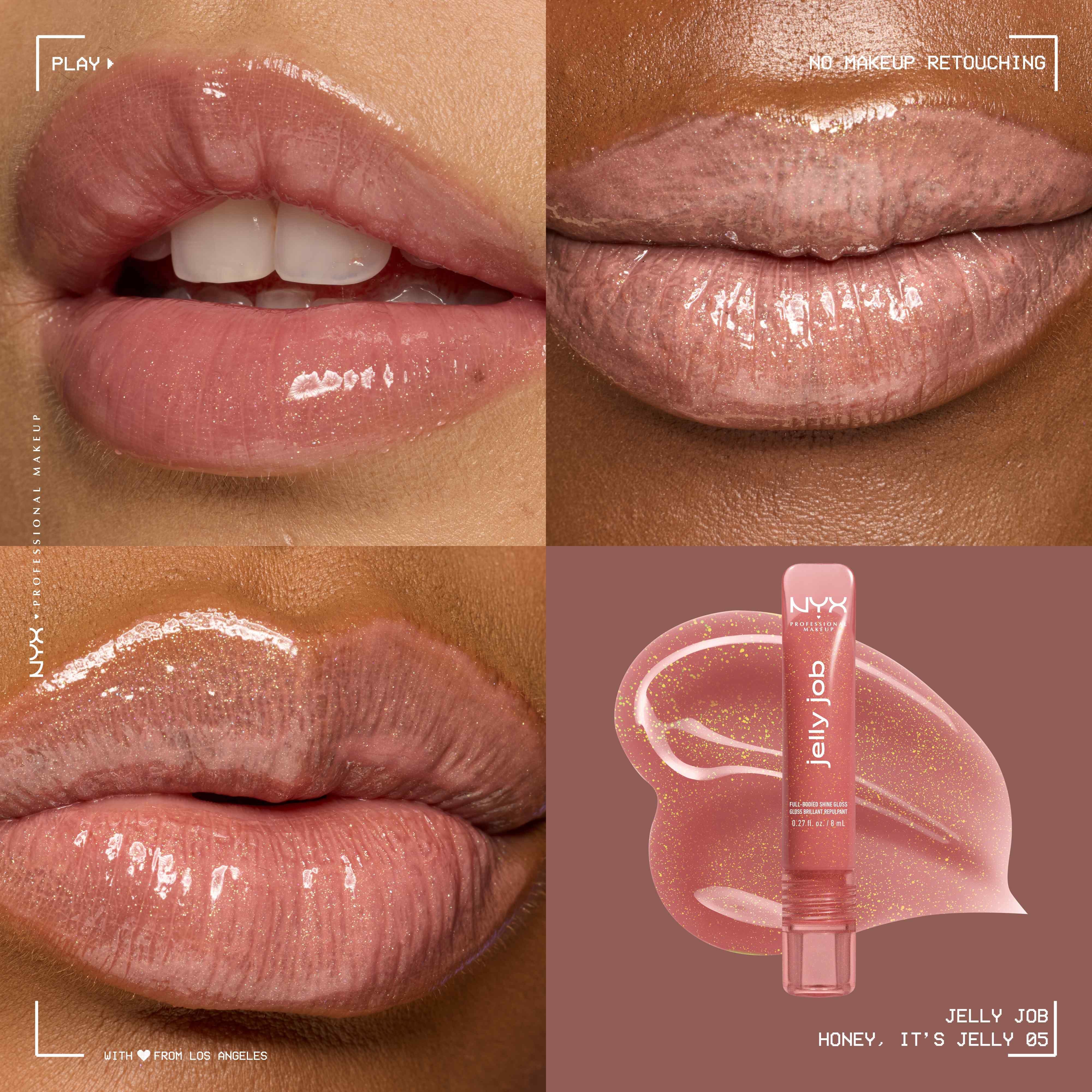 NYX - Gloss Jelly Job - réf 05 Honey It's Jelly