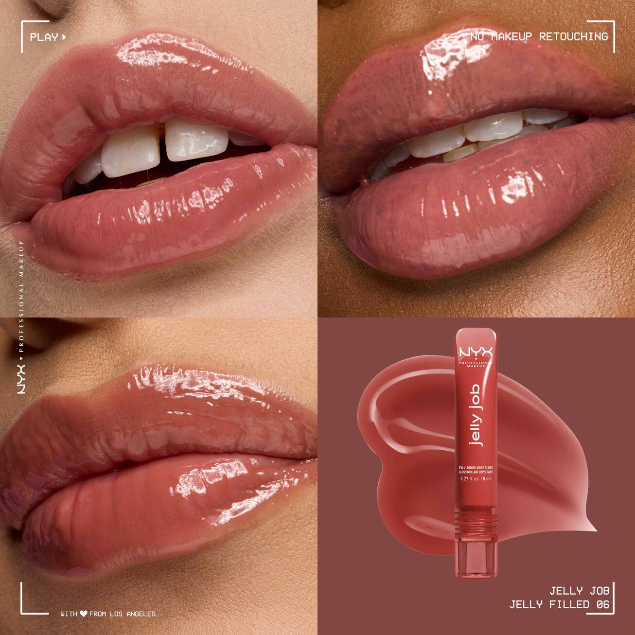 NYX - Gloss Jelly Job - réf 06  Jelly Filled