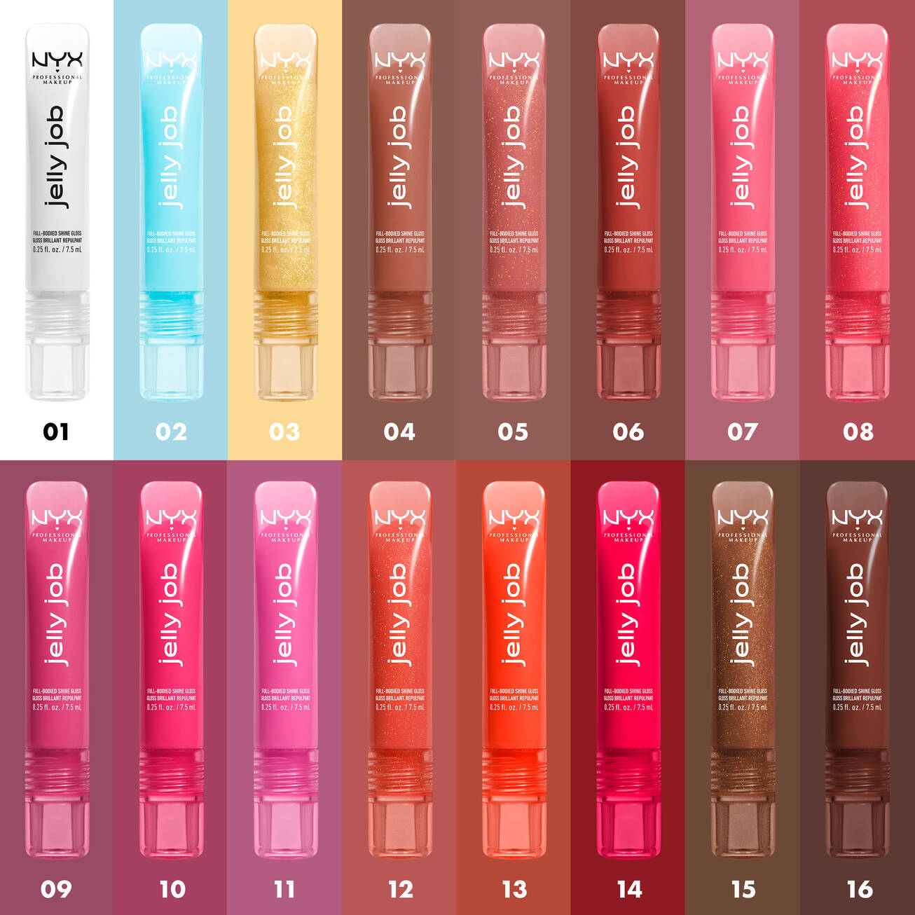 NYX - Gloss Jelly Job - réf 07 Jelly Blushin'
