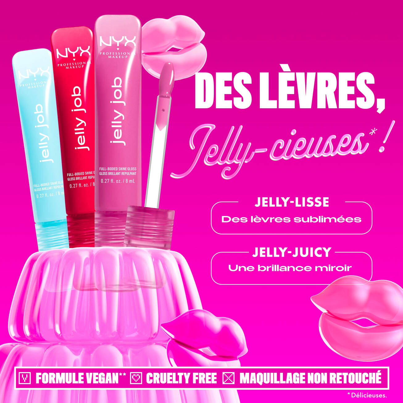 NYX - Gloss Jelly Job - réf 09  Jelly Jammin