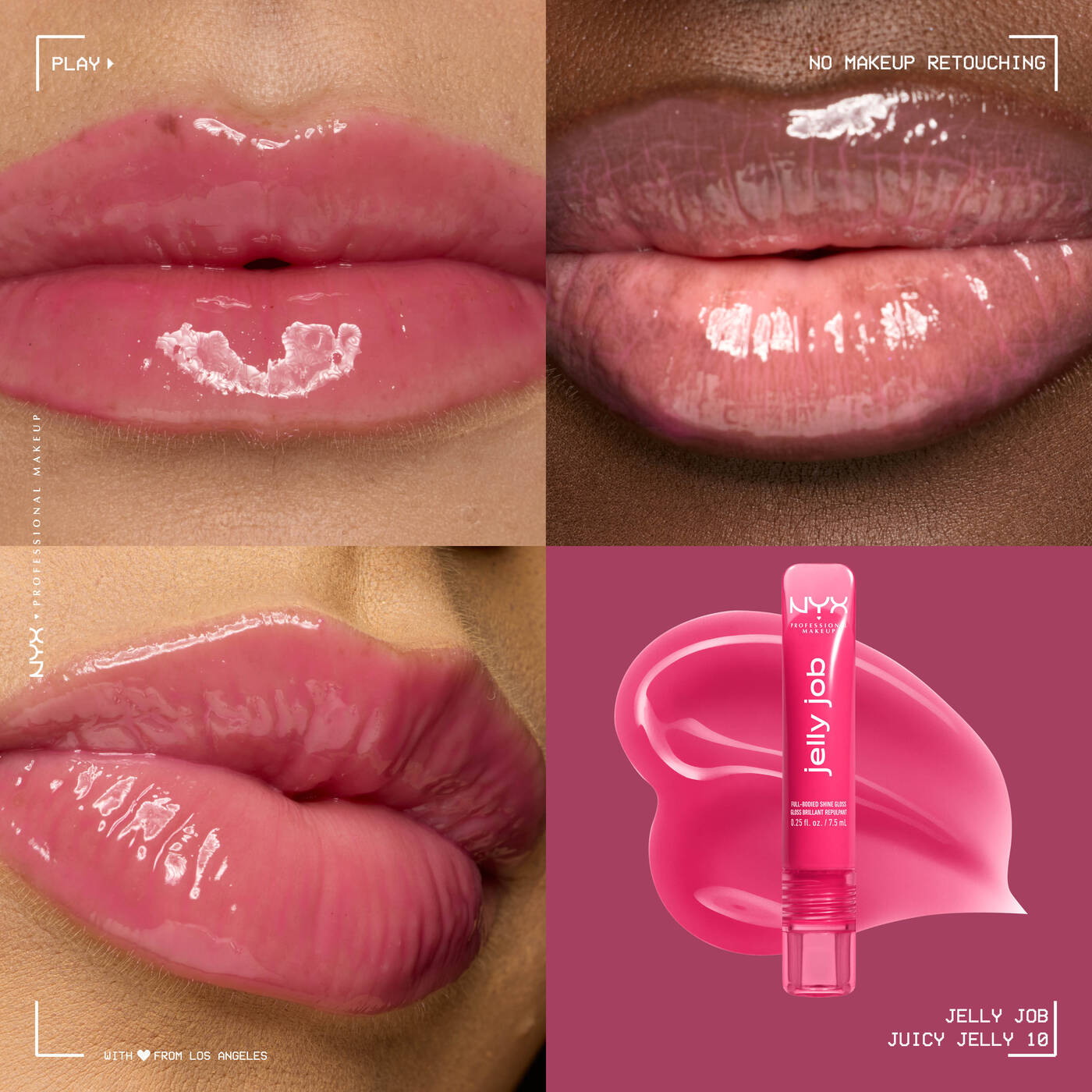 NYX - Gloss Jelly Job - réf 10 JUICY JELLY
