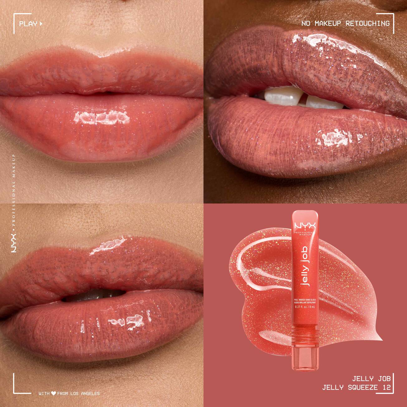 NYX - Gloss Jelly Job - réf 12 Jelly Squeeze