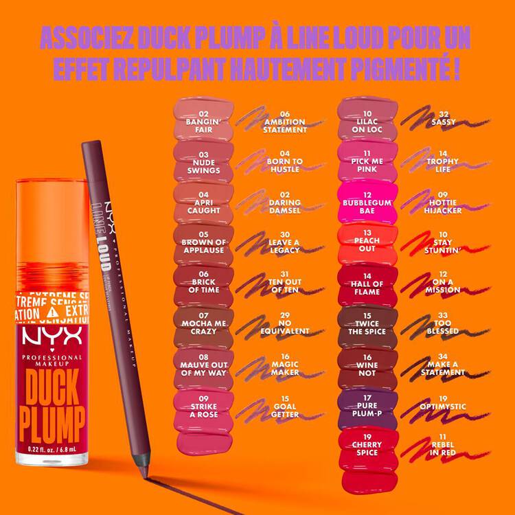 NYX - Gloss Repulpant Duck Plump Glitter - réf 22 Flippin Slime