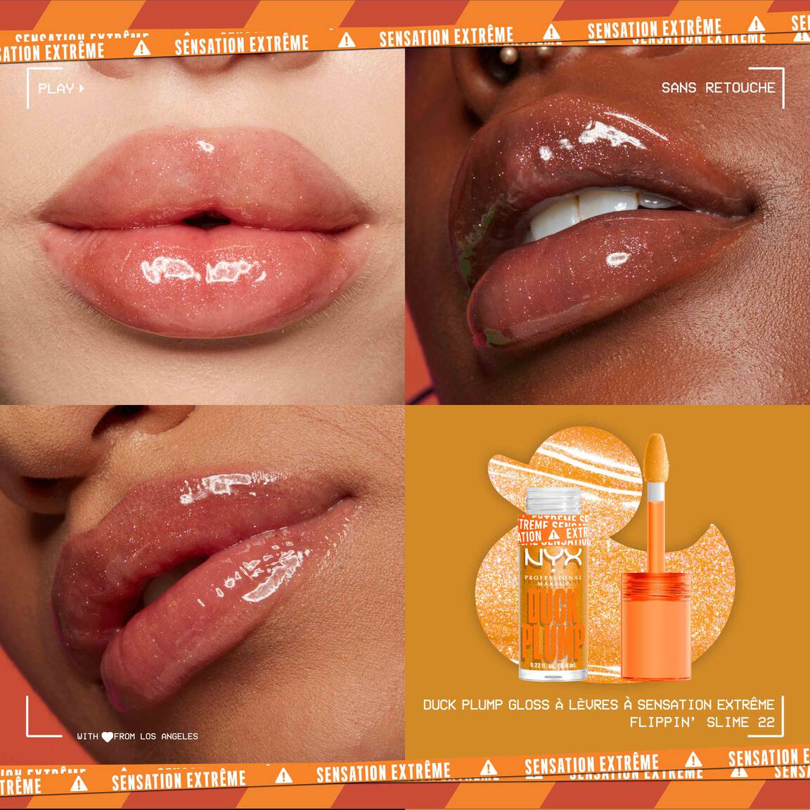 NYX - Gloss Repulpant Duck Plump Glitter - réf 22 Flippin Slime