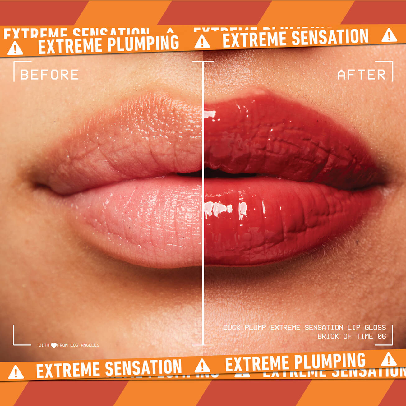 NYX - Gloss Repulpant Duck Plump - réf 06 Brick Of Time - Rich terracotta