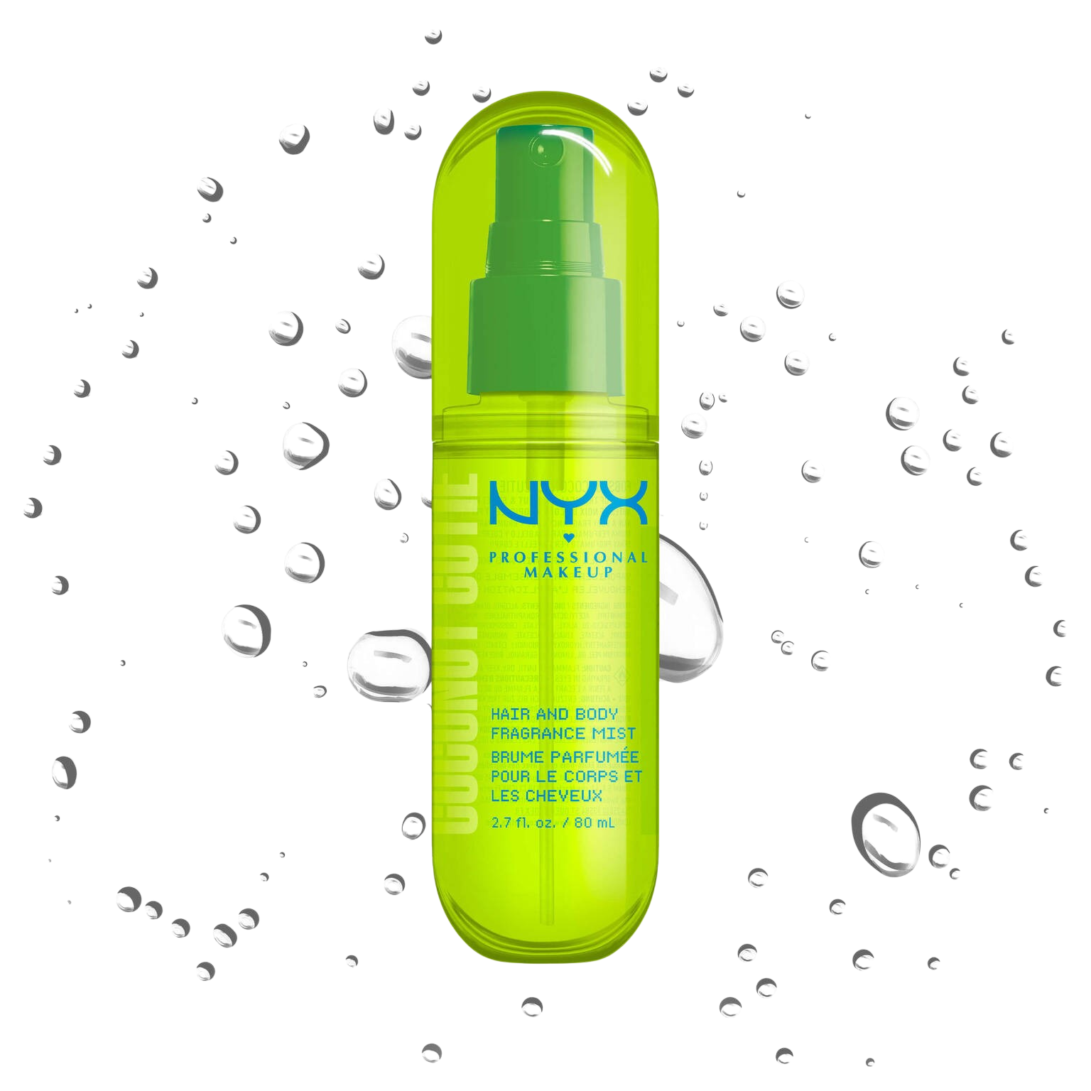 NYX - Hair And Body Fragrance Mist - réf Coconut Cutie 80ml