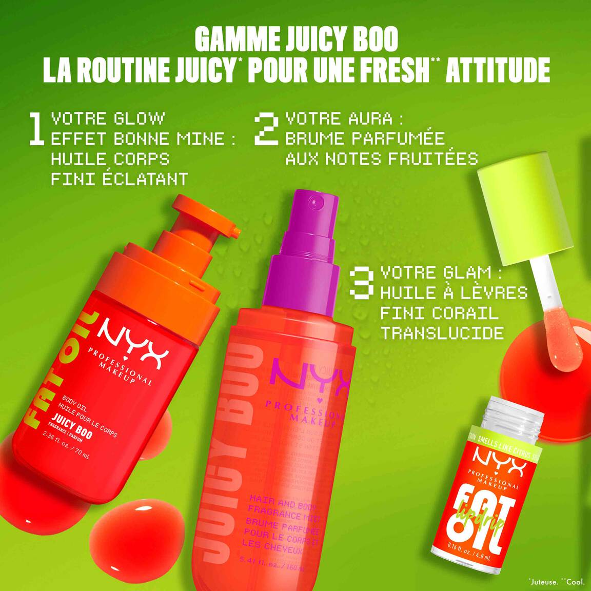 NYX - Hair And Body Fragrance Mist - réf Juicy Boo