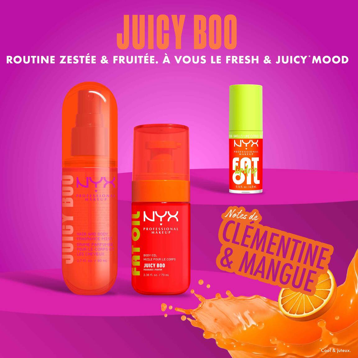 NYX - Hair And Body Fragrance Mist - réf Juicy Boo
