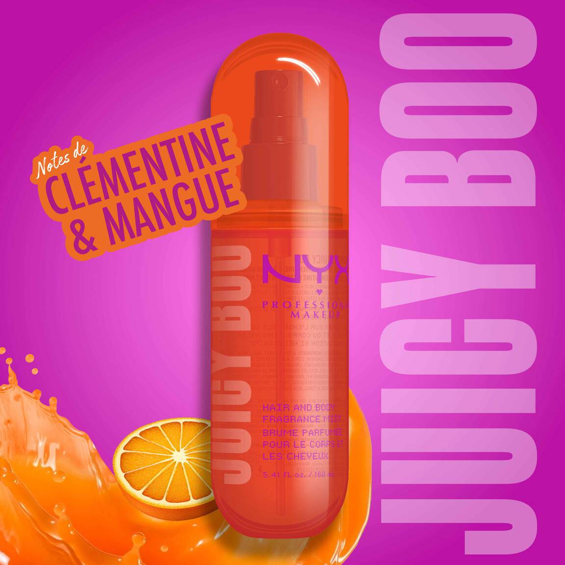 NYX - Hair And Body Fragrance Mist - réf Juicy Boo