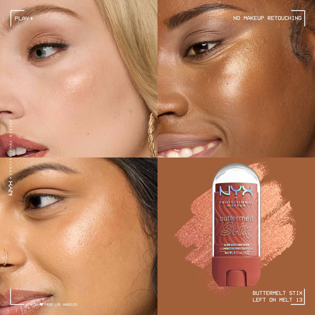 NYX - Highlighter stick effet Glowy - réf 13 Left On Melt