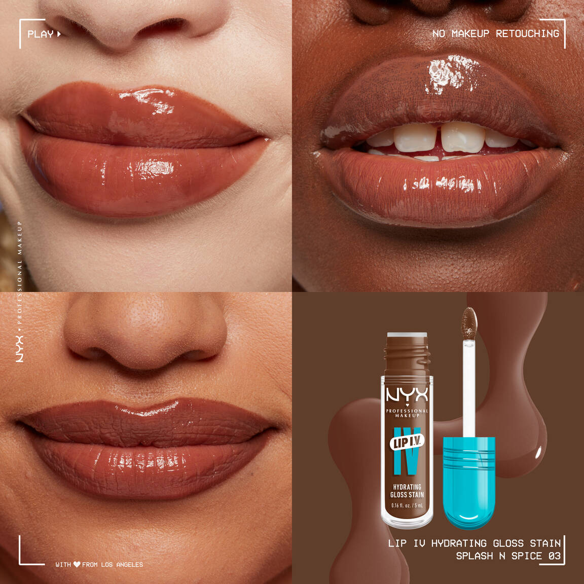 NYX - LIP IV Hydrating Gloss Serum - 03 Splash'n Spice
